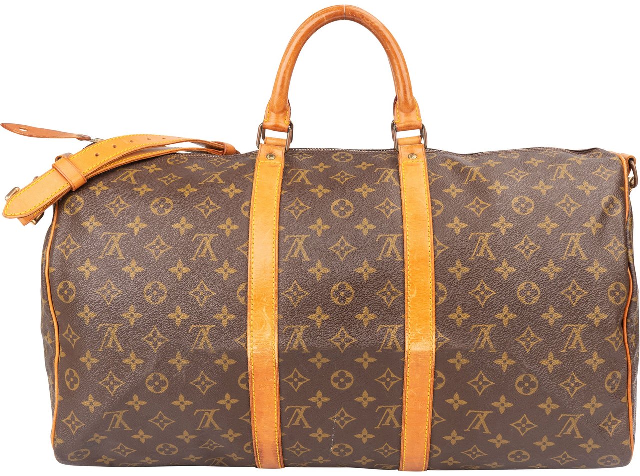 Louis Vuitton Louis Vuitton Canvas Monogram Keepall 50 Bandouliere Bruin