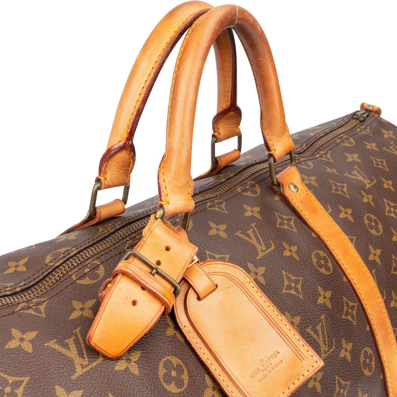 Louis Vuitton Louis Vuitton Canvas Mongram Keepall 55 Bruin
