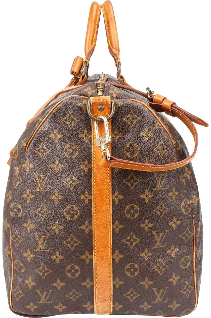 Louis Vuitton Louis Vuitton Canvas Monogram Keepall 60 Bandouliere Bruin
