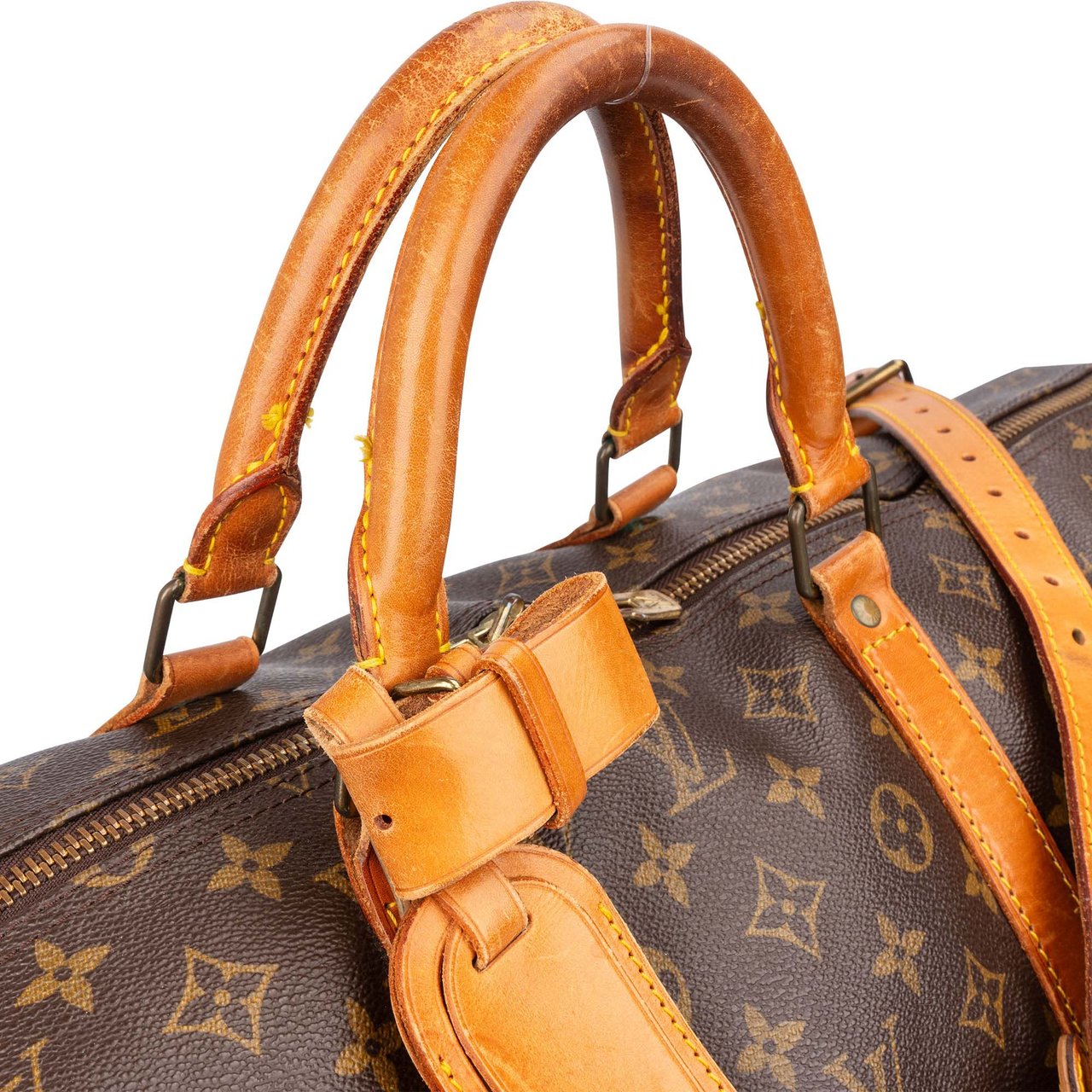 Louis Vuitton Louis Vuitton Canvas Monogram Keepall 60 Bandouliere Bruin