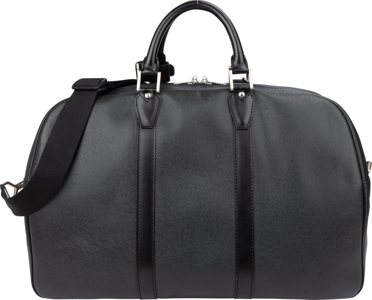 Louis Vuitton Louis Vuitton Noir Taiga Leather Kendall PM Travel Bag Zwart