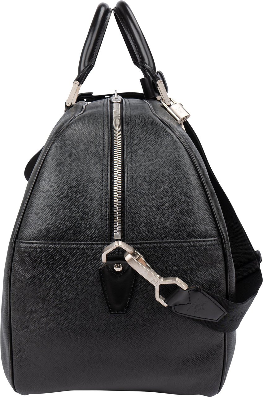 Louis Vuitton Louis Vuitton Noir Taiga Leather Kendall PM Travel Bag Zwart