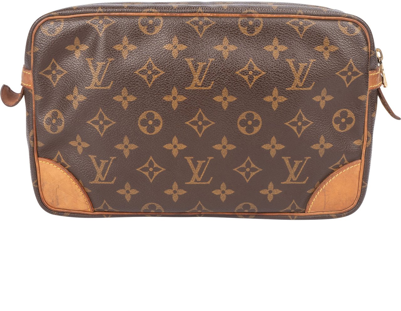 Louis Vuitton Louis Vuitton Canvas Monogram Compiegne 28 Clutch Bruin