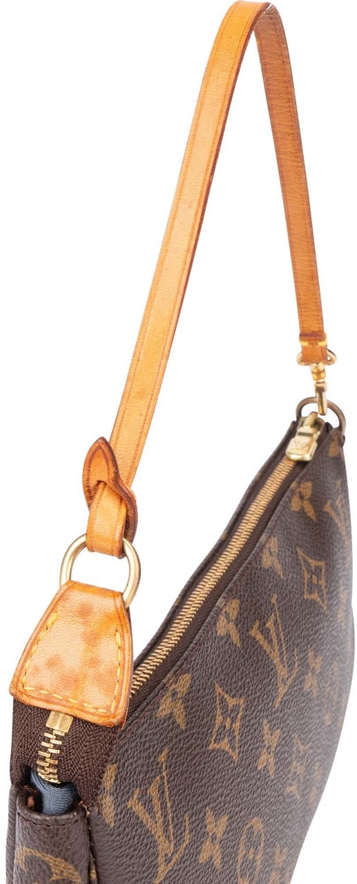 Louis Vuitton Louis Vuitton Canvas Monogram Pochette Accessoire Handbag Bruin