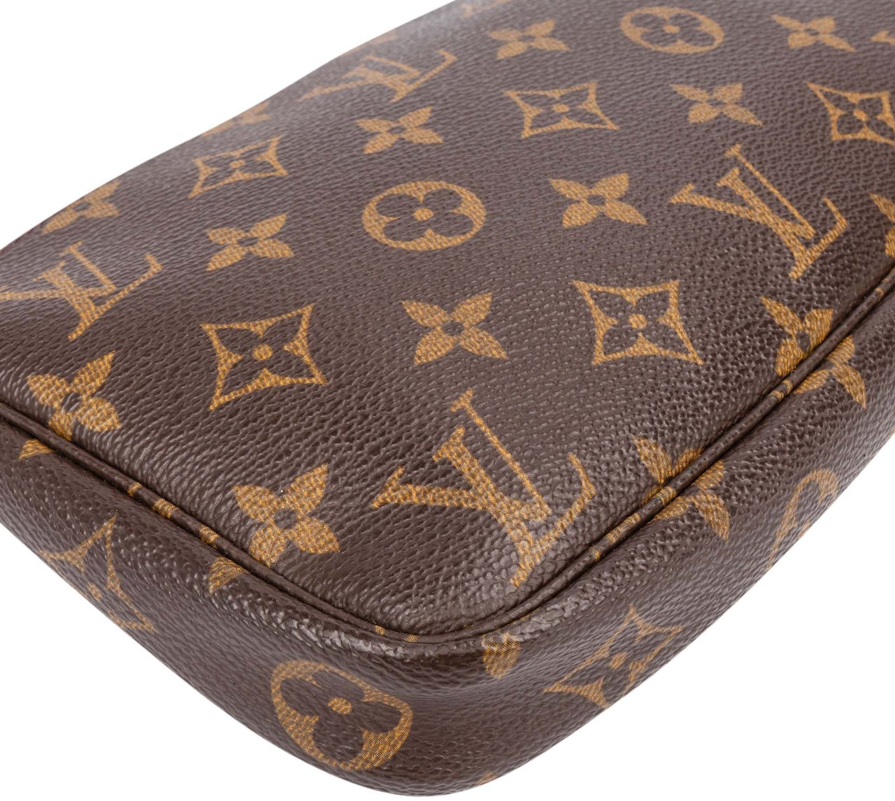 Louis Vuitton Louis Vuitton Canvas Monogram Pochette Accessoire Handbag Bruin