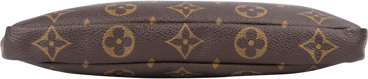 Louis Vuitton Louis Vuitton Canvas Monogram Sac Shopping Pochette Accessoire Shoulder Bag Bruin