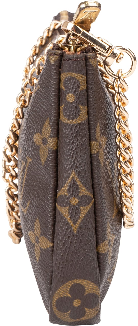 Louis Vuitton Louis Vuitton Canvas Monogram Sac Shopping Pochette Accessoire Shoulder Bag Bruin