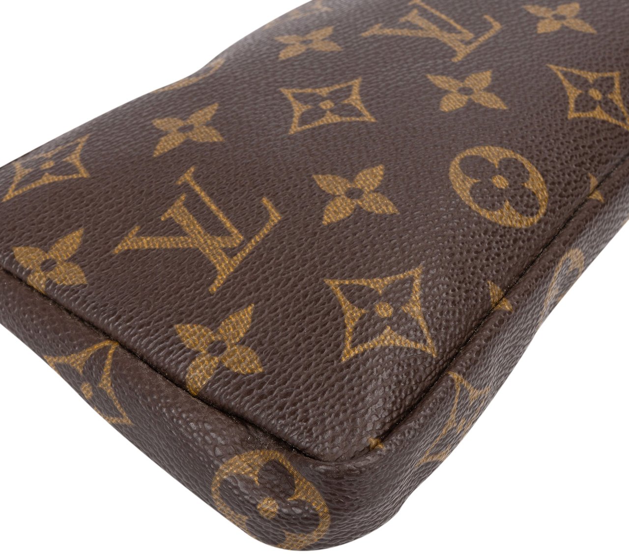 Louis Vuitton Louis Vuitton Canvas Monogram Sac Shopping Pochette Accessoire Shoulder Bag Bruin