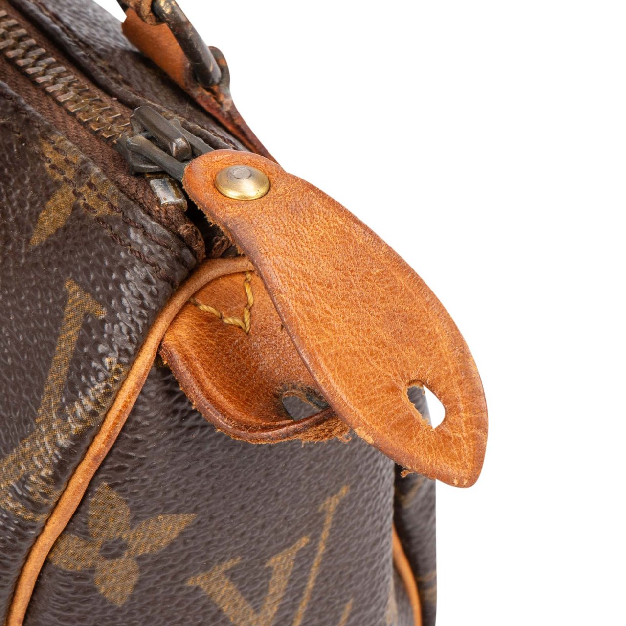 Louis Vuitton Louis Vuitton Canvas Monogram Mini Speedy Handbag Bruin