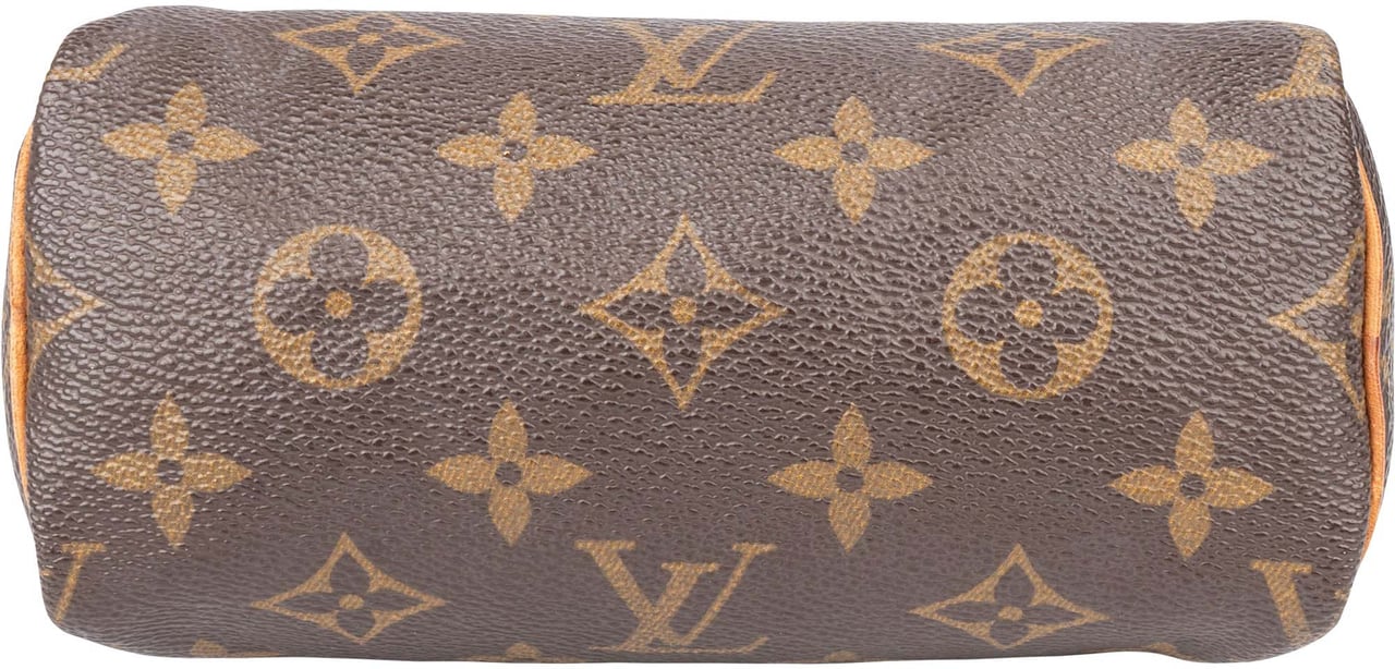 Louis Vuitton Louis Vuitton Canvas Monogram Mini Speedy Handbag Bruin