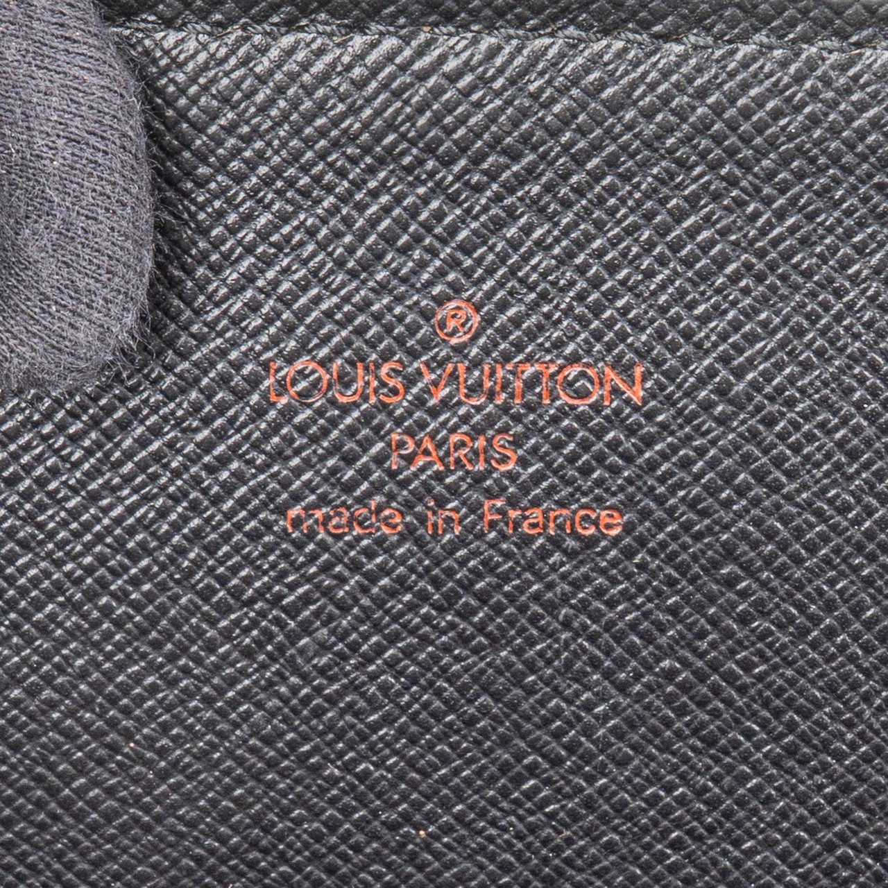 Louis Vuitton Louis Vuitton Noir Epi Leather Laptop Clutch Zwart