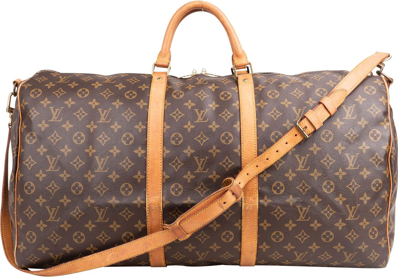 Louis Vuitton Louis Vuitton Canvas Monogram Keepall 60 Bandouliere Bruin