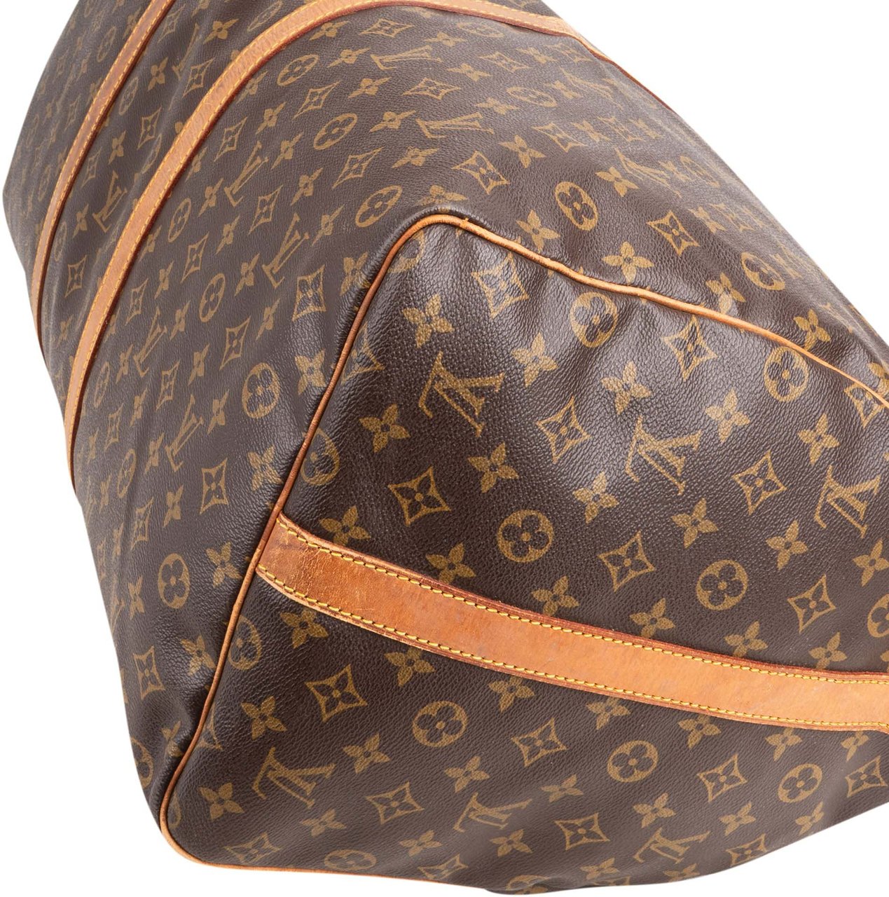 Louis Vuitton Louis Vuitton Canvas Monogram Keepall 60 Bandouliere Bruin