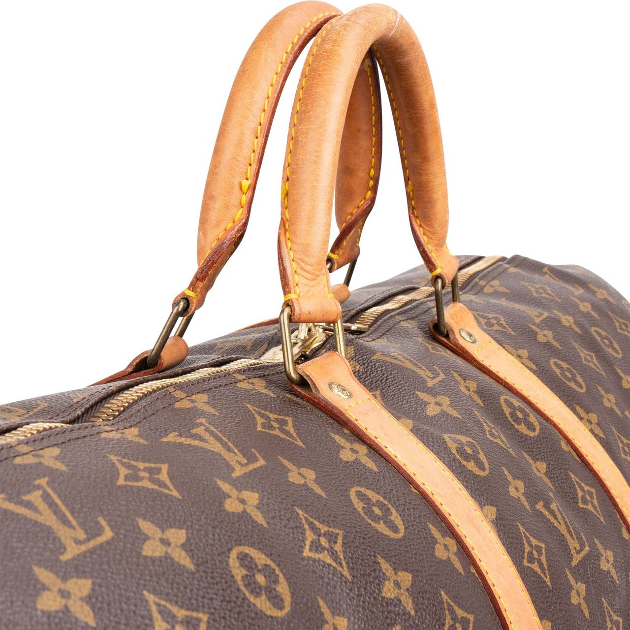 Louis Vuitton Louis Vuitton Canvas Monogram Keepall 60 Bandouliere Bruin