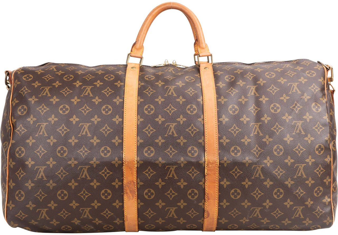 Louis Vuitton Louis Vuitton Canvas Monogram Keepall 60 Bandouliere Bruin