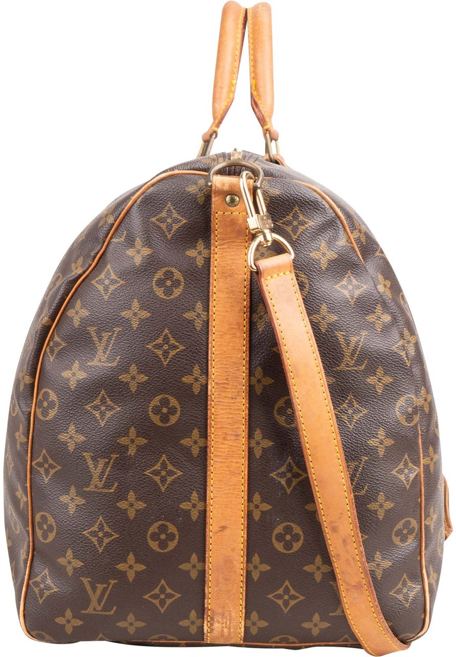 Louis Vuitton Louis Vuitton Canvas Monogram Keepall 60 Bandouliere Bruin