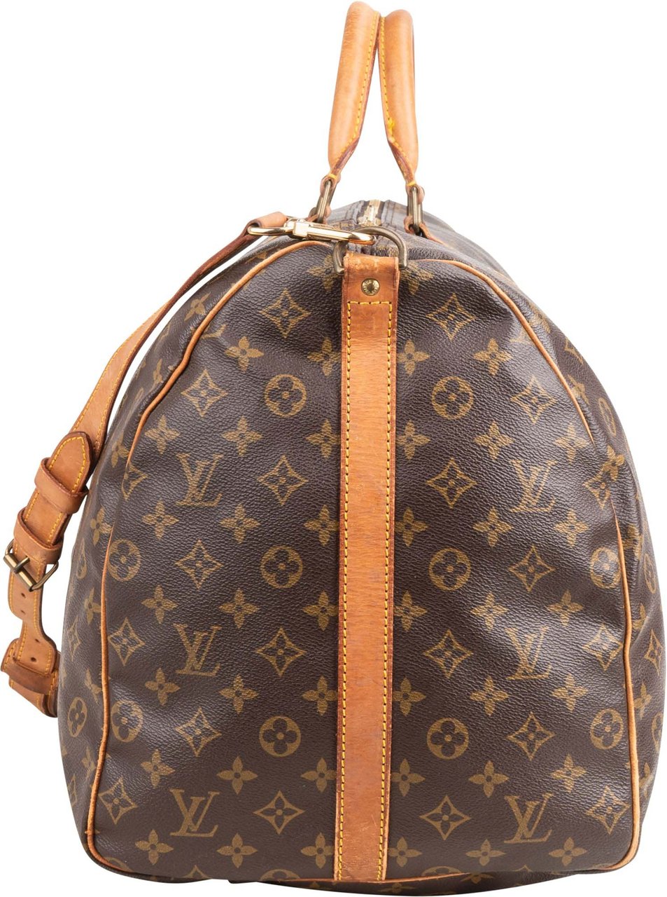 Louis Vuitton Louis Vuitton Canvas Monogram Keepall 60 Bandouliere Bruin