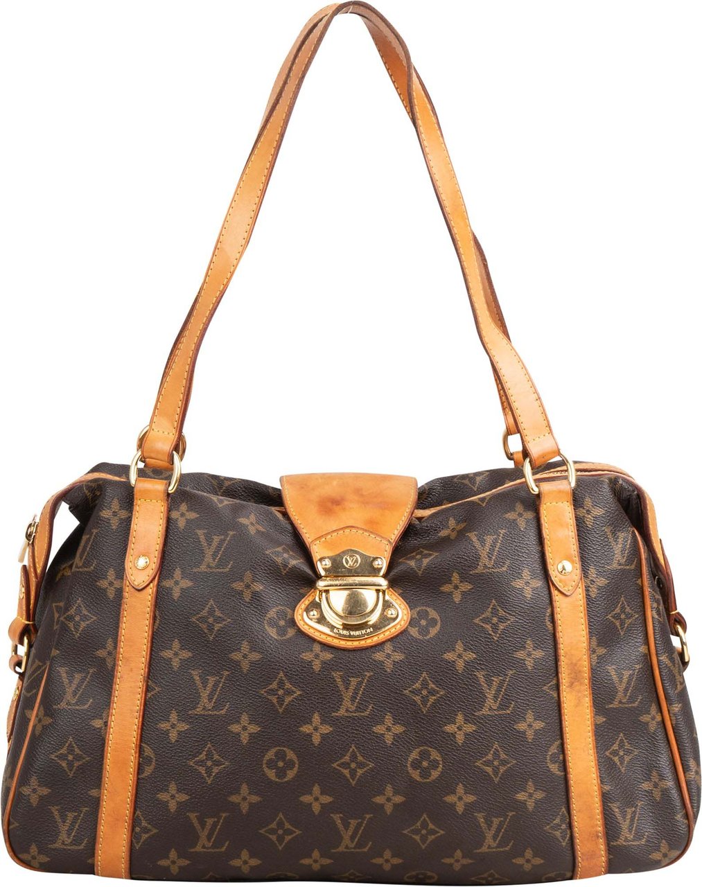 Louis Vuitton Louis Vuitton Canvas Monogram Stresa PM Shoulder Bag Bruin