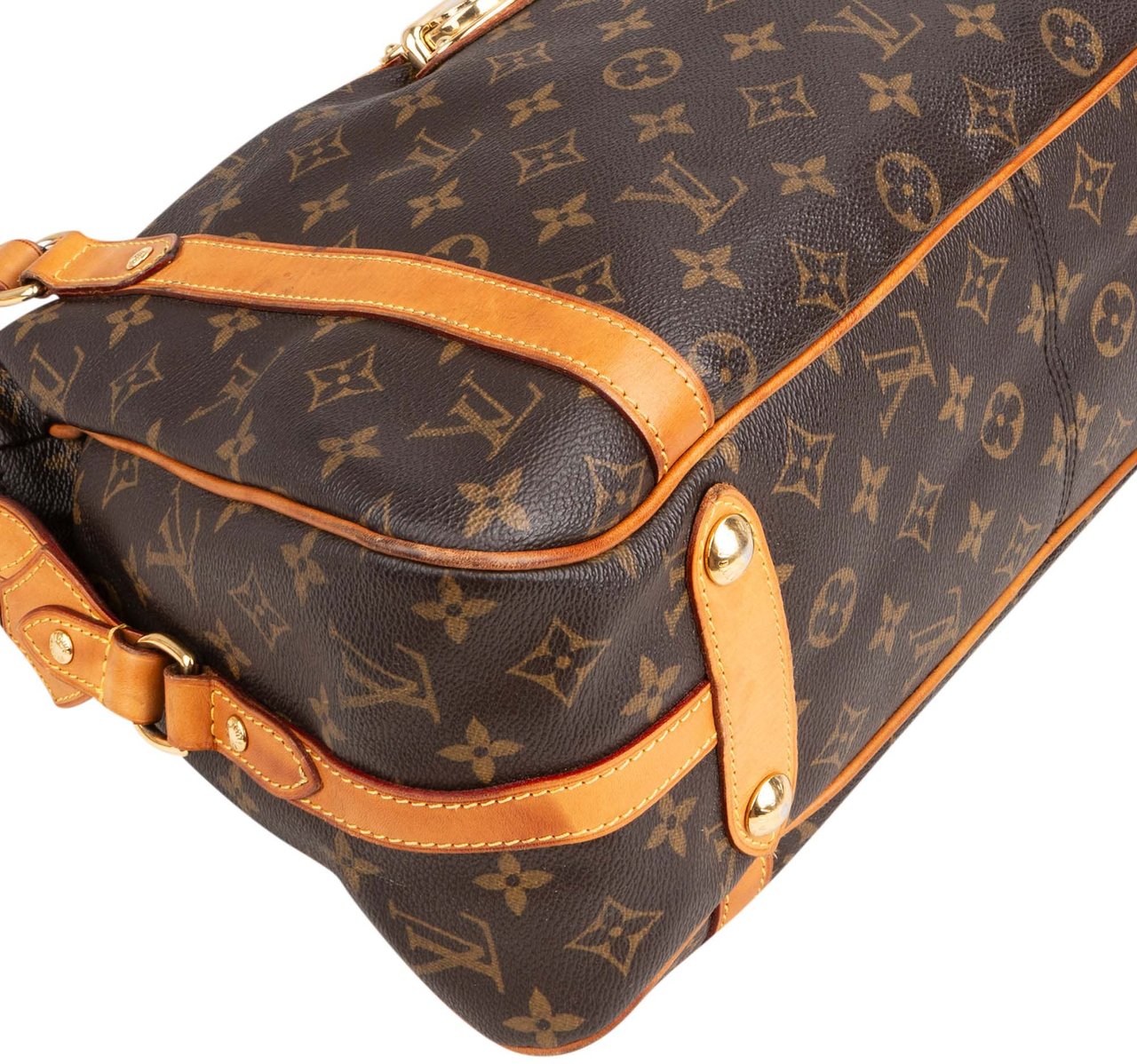 Louis Vuitton Louis Vuitton Canvas Monogram Stresa PM Shoulder Bag Bruin