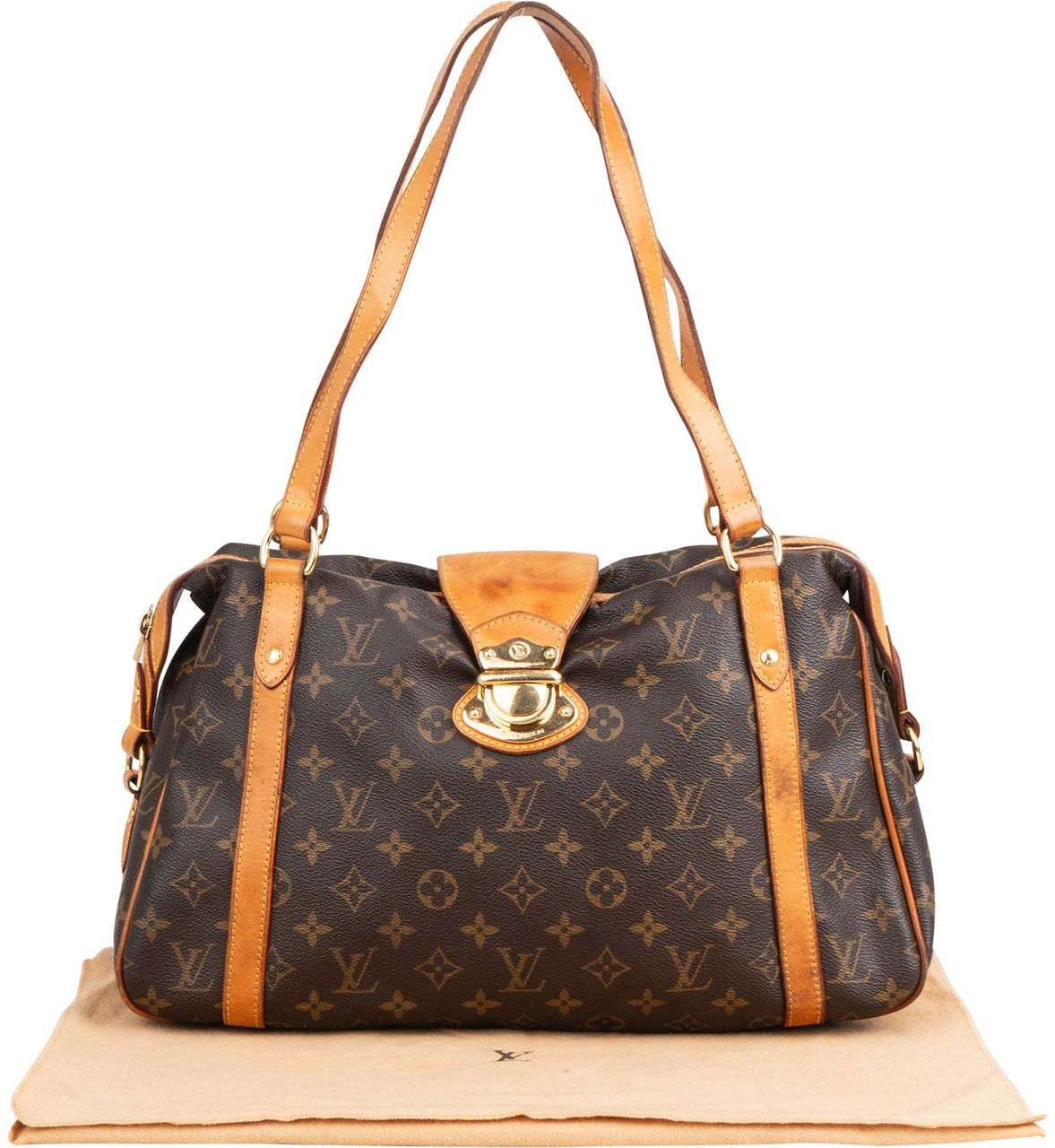Louis Vuitton Louis Vuitton Canvas Monogram Stresa PM Shoulder Bag Bruin