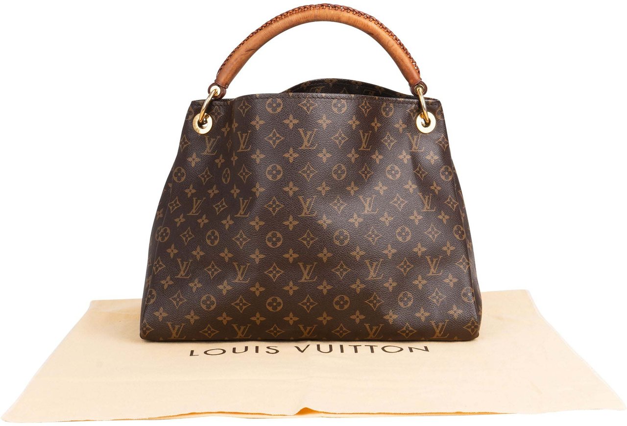 Louis Vuitton Louis Vuitton Canvas Monogram Artsy MM Handbag Bruin