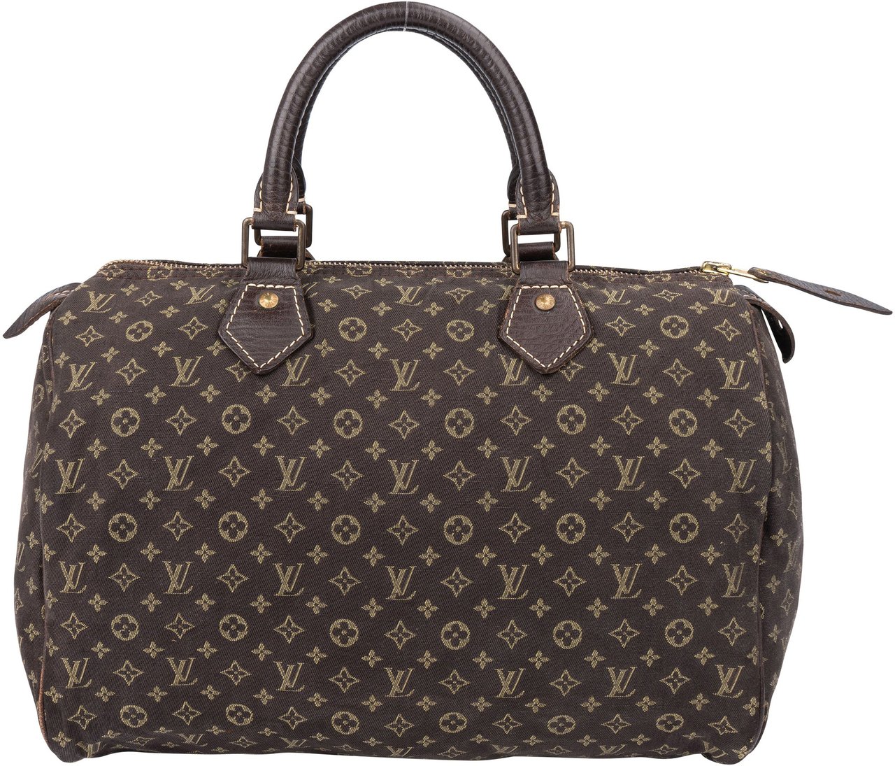 Louis Vuitton Louis Vuitton Mini Lin Monogram Speedy 30 Handbag Bruin