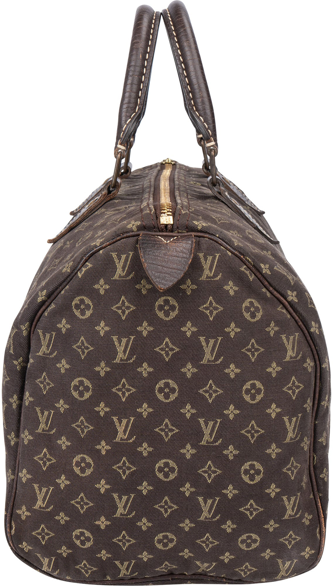 Louis Vuitton Louis Vuitton Mini Lin Monogram Speedy 30 Handbag Bruin