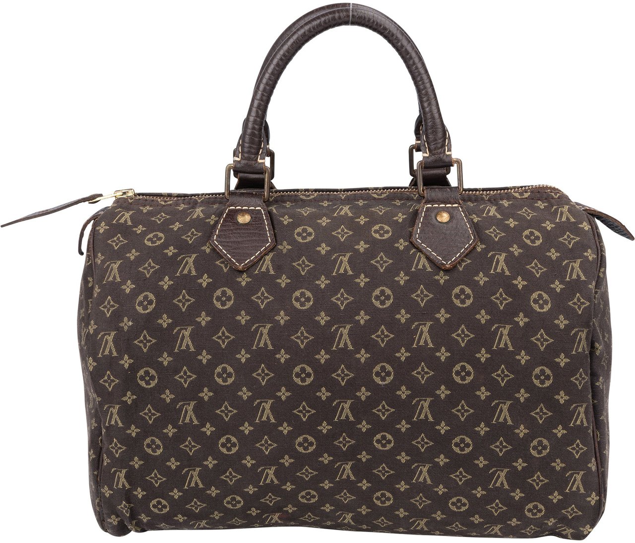 Louis Vuitton Louis Vuitton Mini Lin Monogram Speedy 30 Handbag Bruin