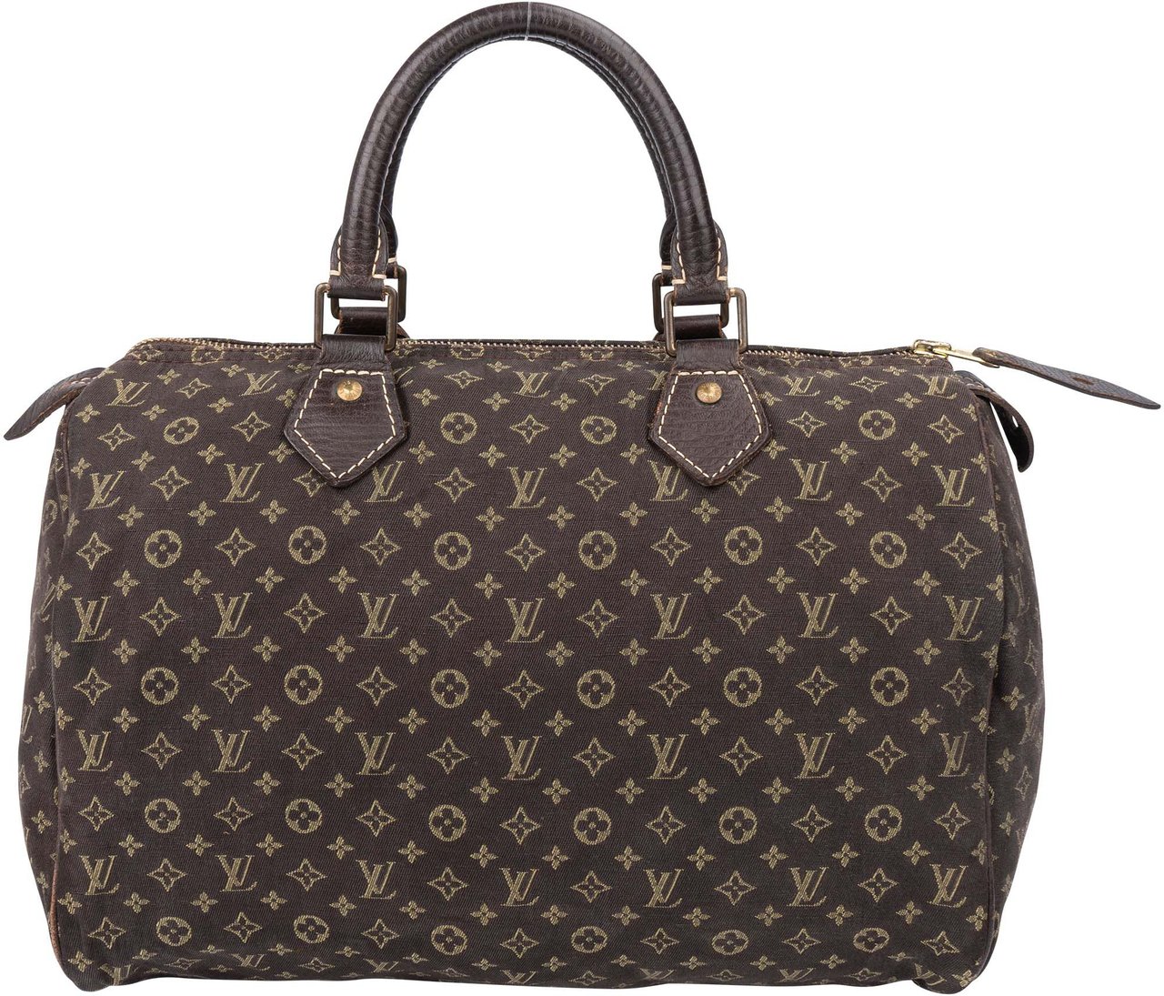 Louis Vuitton Louis Vuitton Mini Lin Monogram Speedy 30 Handbag Bruin