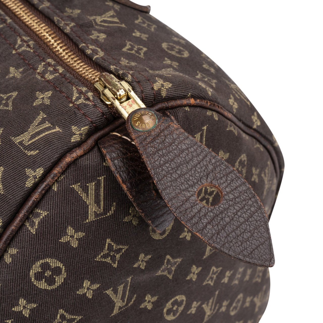Louis Vuitton Louis Vuitton Mini Lin Monogram Speedy 30 Handbag Bruin