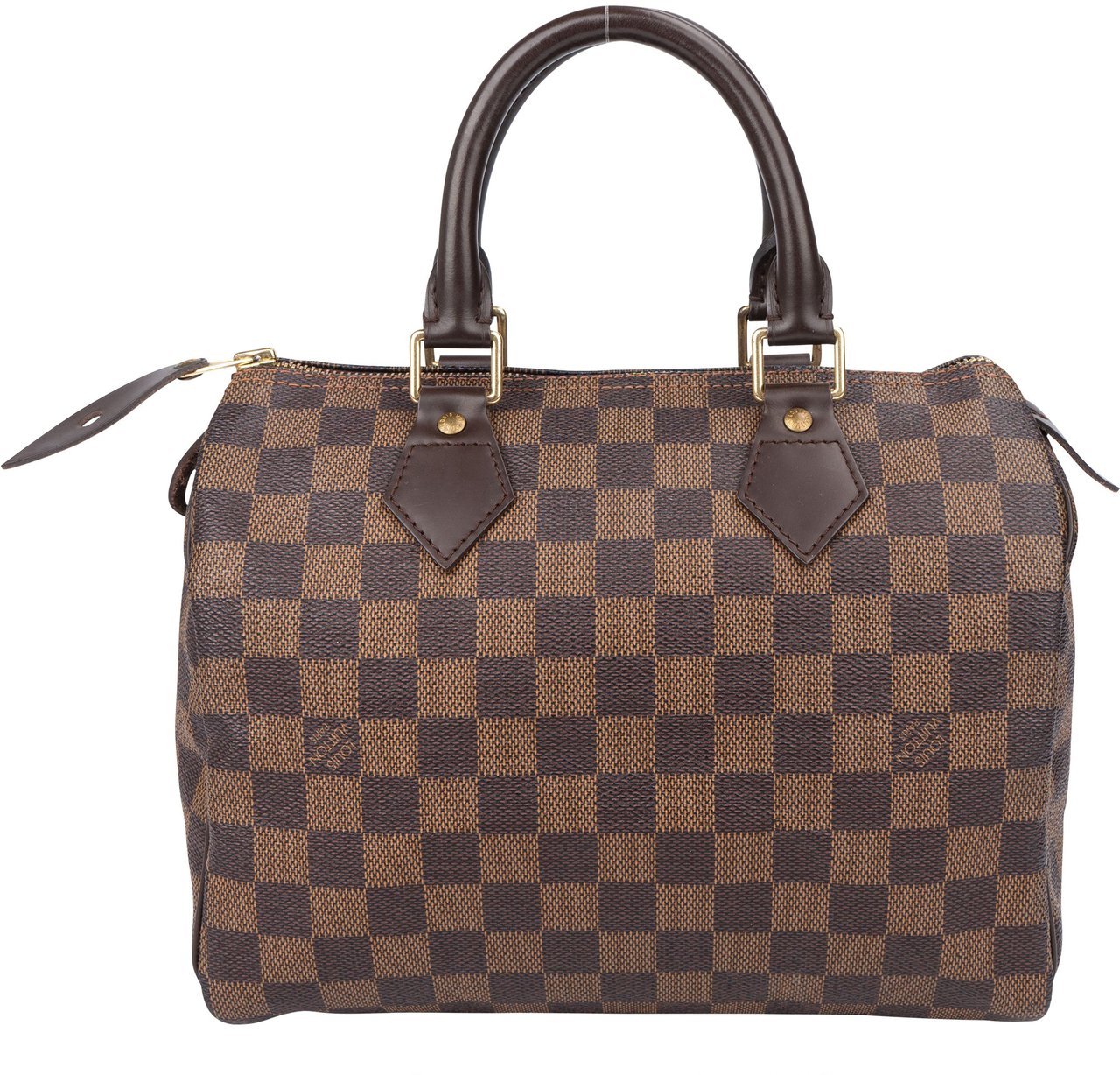 Louis Vuitton Louis Vuitton Damier Ebene Monogram Speedy 25 Handbag Bruin