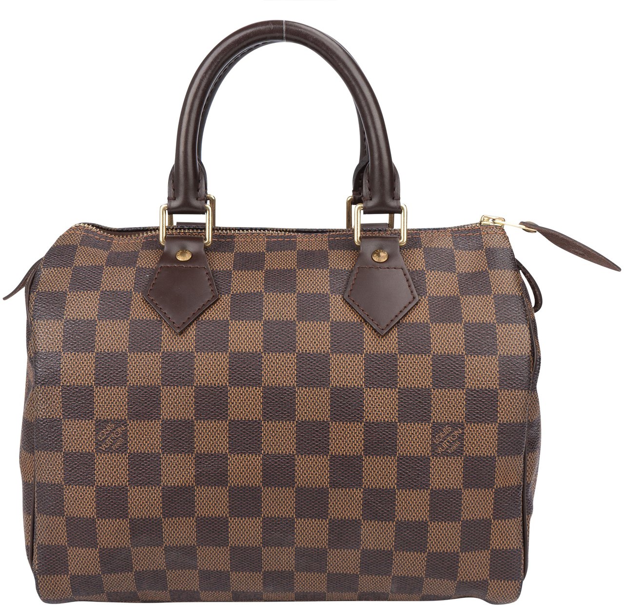 Louis Vuitton Louis Vuitton Damier Ebene Monogram Speedy 25 Handbag Bruin