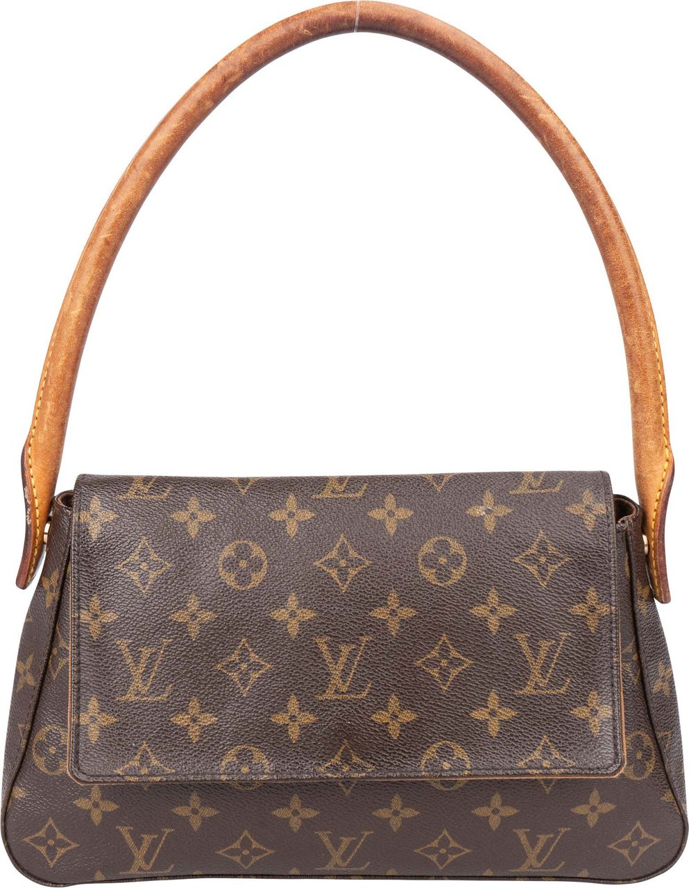 Louis Vuitton Louis Vuitton Canvas Monogram Looping PM Handbag Bruin