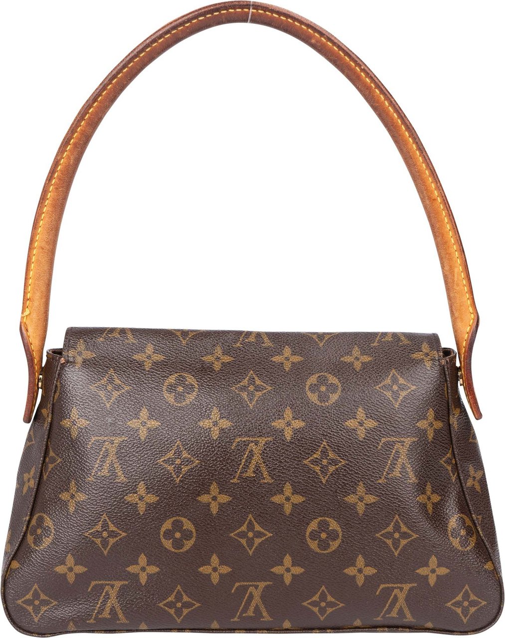 Louis Vuitton Louis Vuitton Canvas Monogram Looping PM Handbag Bruin