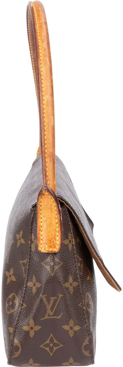 Louis Vuitton Louis Vuitton Canvas Monogram Looping PM Handbag Bruin