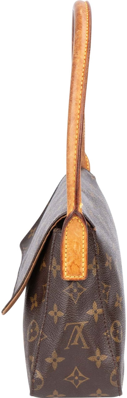 Louis Vuitton Louis Vuitton Canvas Monogram Looping PM Handbag Bruin