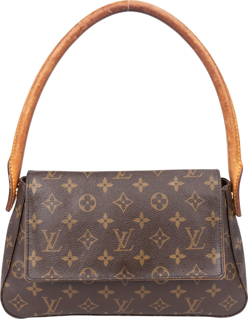 Louis Vuitton Louis Vuitton Canvas Monogram Looping PM Handbag Bruin