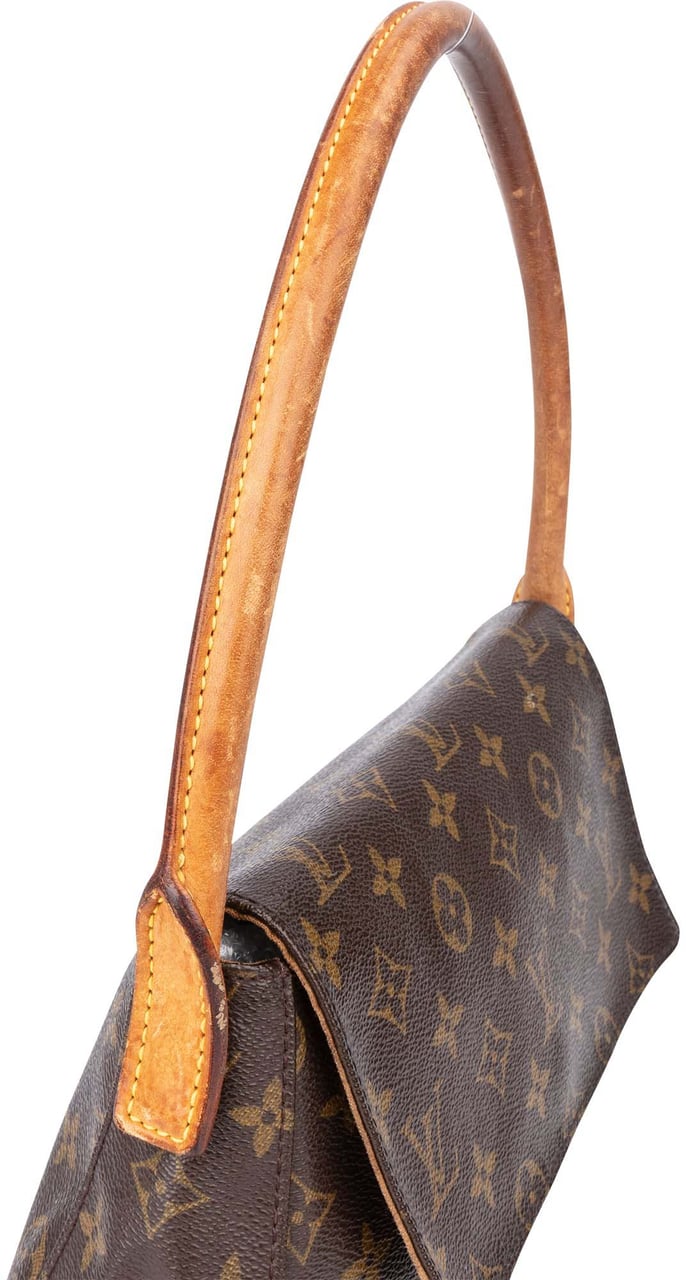 Louis Vuitton Louis Vuitton Canvas Monogram Looping PM Handbag Bruin