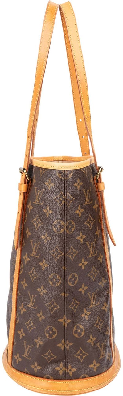Louis Vuitton Louis Vuitton Canvas Monogram Bucket GM Handbag Bruin