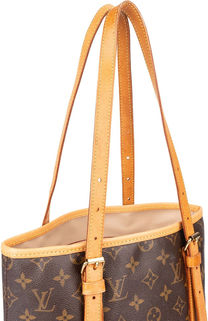 Louis Vuitton Louis Vuitton Canvas Monogram Bucket GM Handbag Bruin