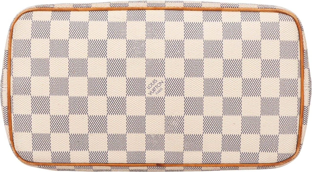 Louis Vuitton Louis Vuitton Damier Azur Monogram Saleya PM Handbag Wit