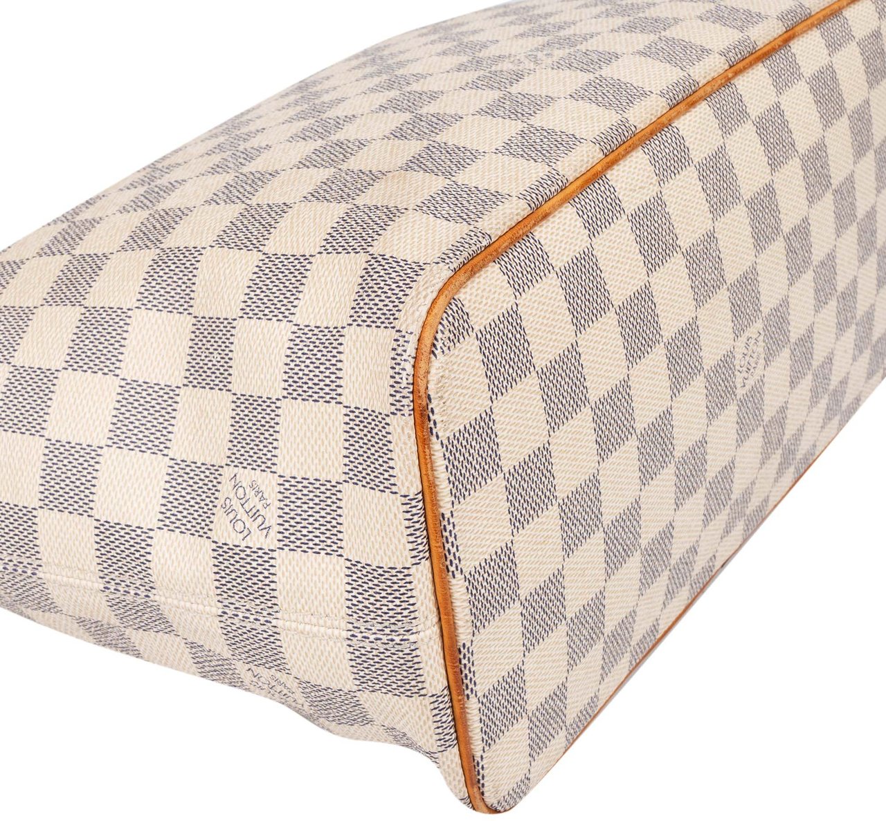 Louis Vuitton Louis Vuitton Damier Azur Monogram Saleya PM Handbag Wit