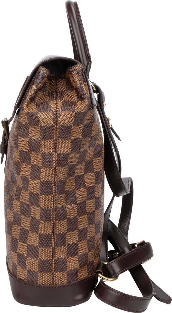 Louis Vuitton Louis Vuitton Damier Ebene Monogram Soho Backpack Bruin