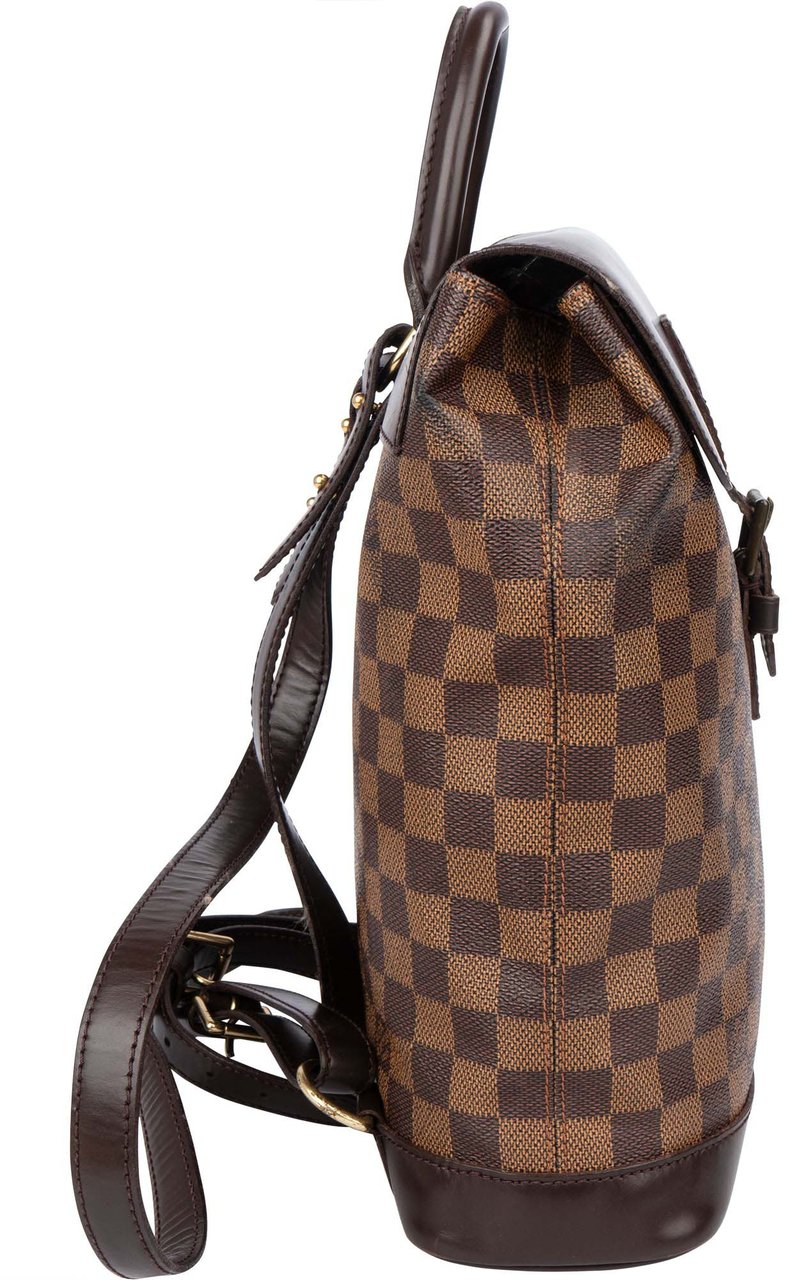 Louis Vuitton Louis Vuitton Damier Ebene Monogram Soho Backpack Bruin
