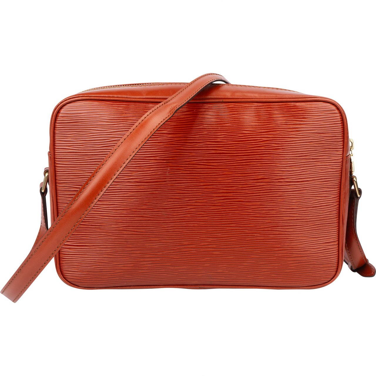 Louis Vuitton Cognac Epi Leather Trocadero 27 Crossbody Bag Bruin