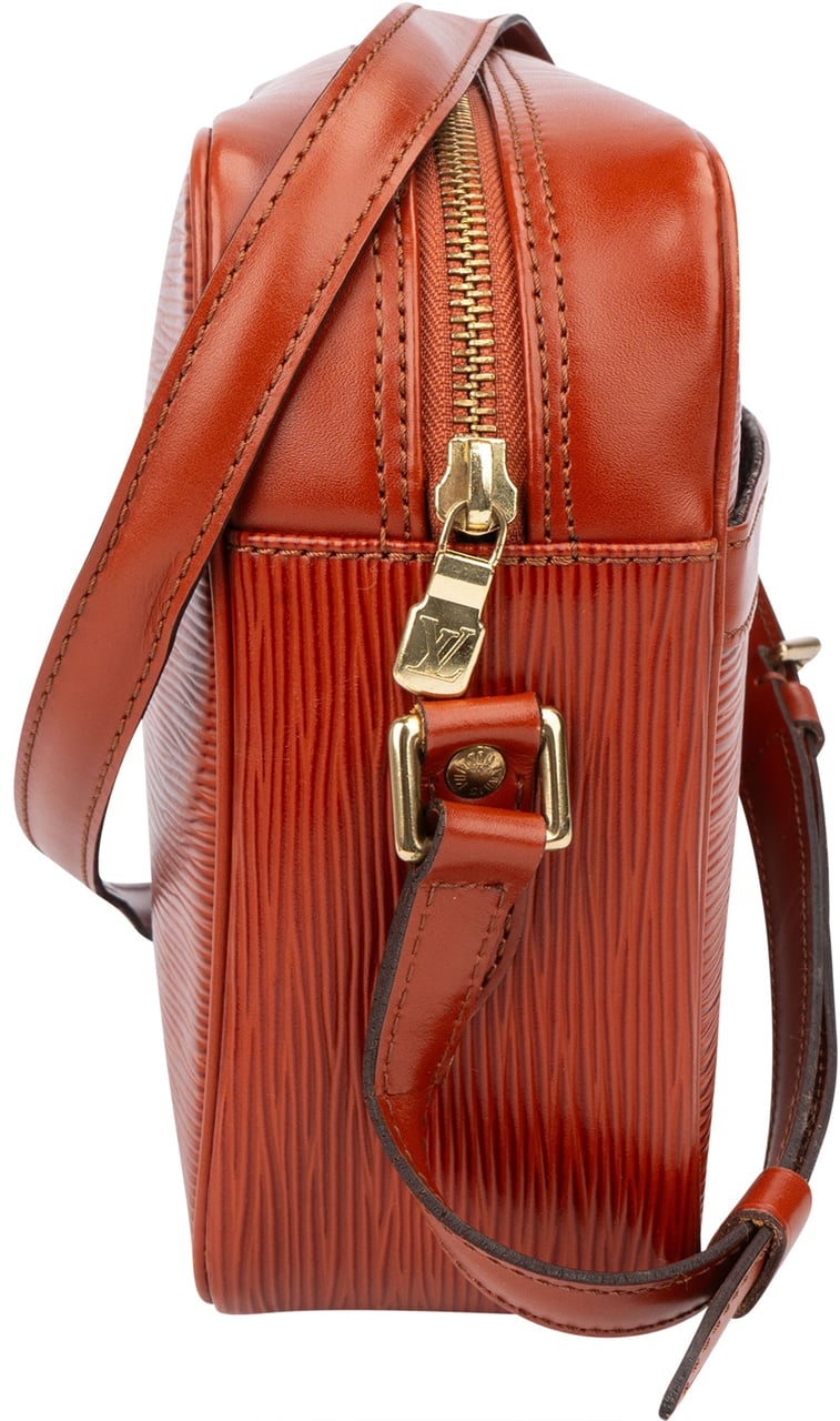 Louis Vuitton Cognac Epi Leather Trocadero 27 Crossbody Bag Bruin