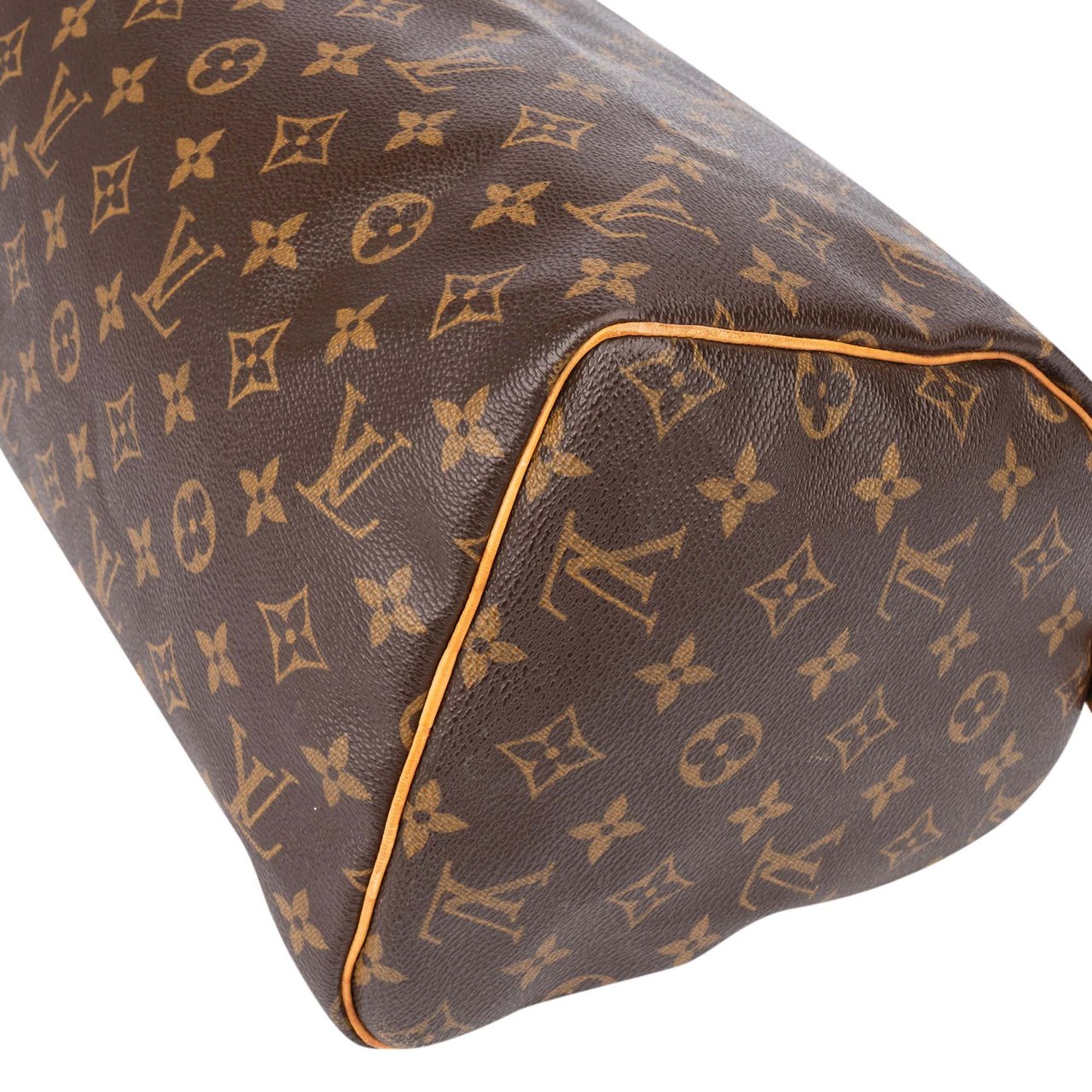 Louis Vuitton Louis Vuitton Canvas Monogram Speedy 30 Handbag Bruin