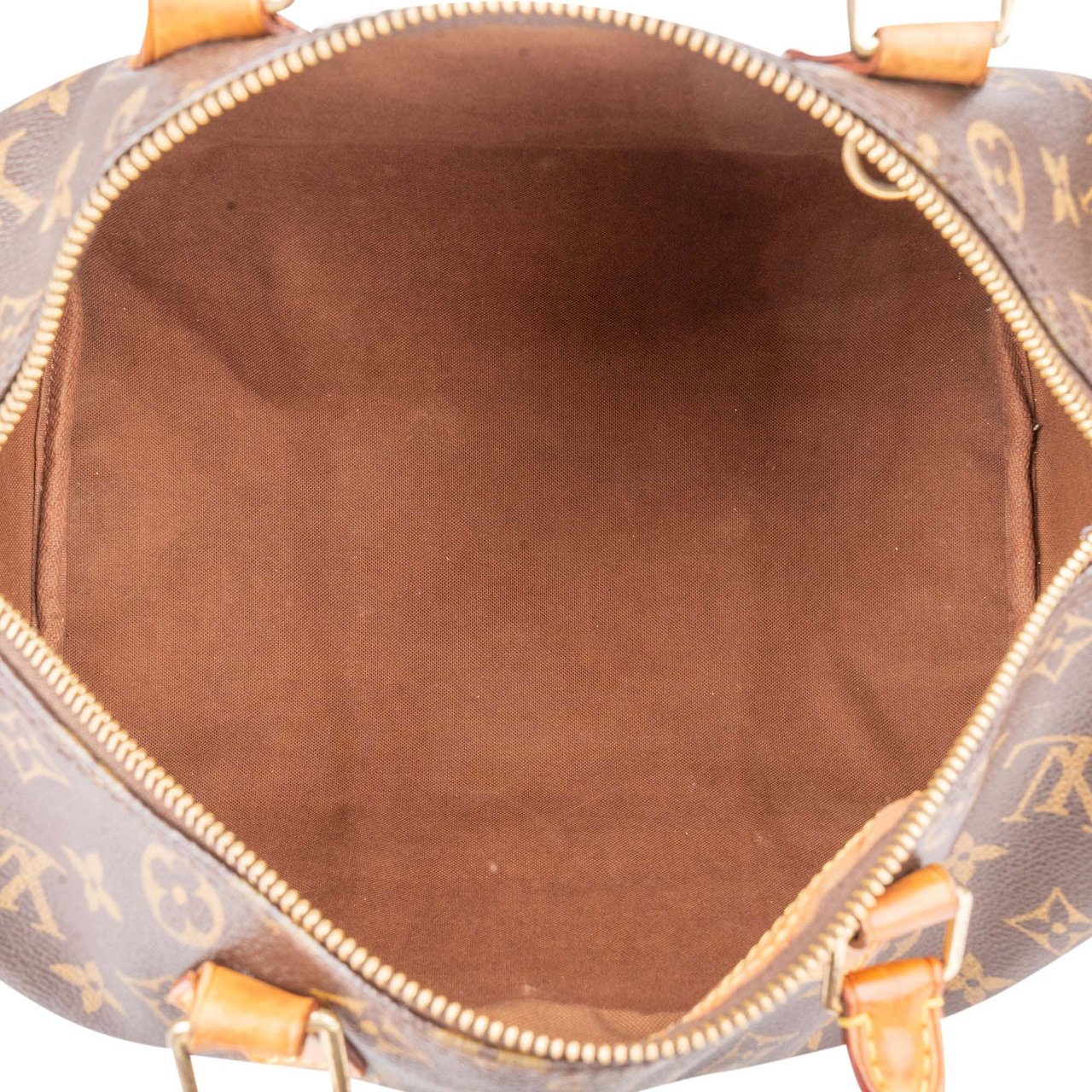 Louis Vuitton Louis Vuitton Canvas Monogram Speedy 30 Handbag Bruin