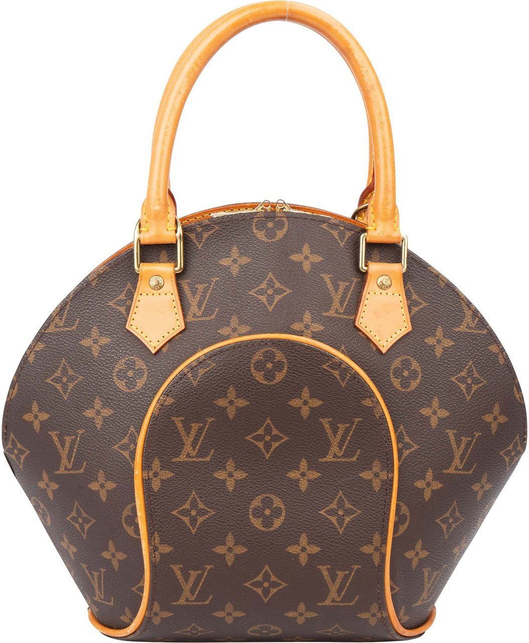 Louis Vuitton Louis Vuitton Canvas Monogram Ellipse PM Handbag Bruin