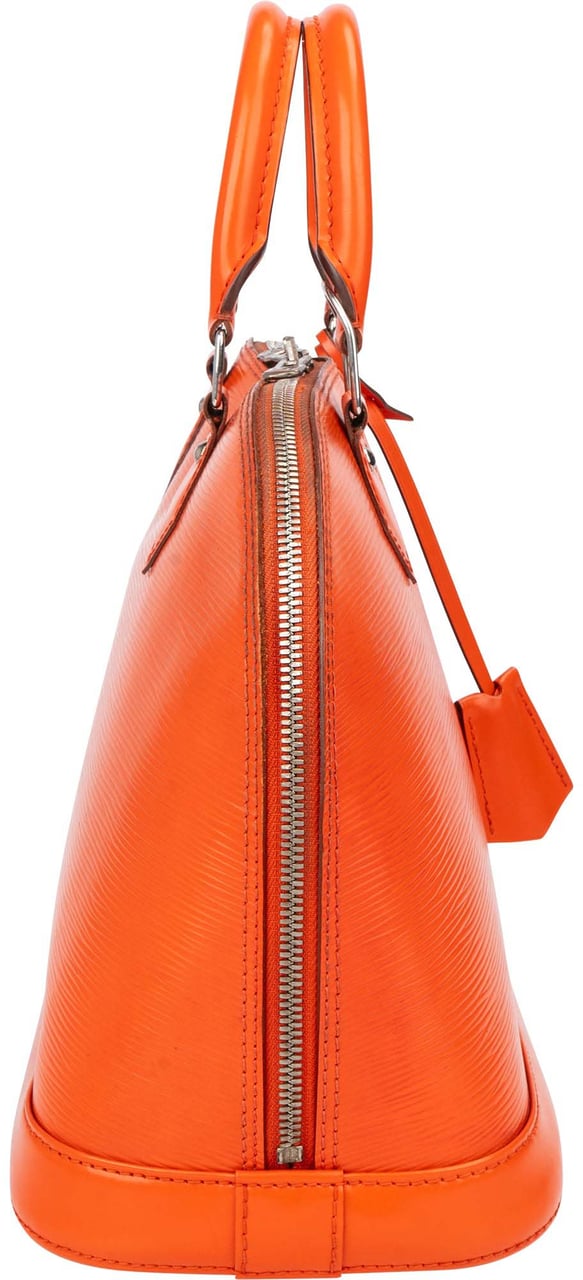 Louis Vuitton Louis Vuitton Orange Epi Leather Alma PM Handbag Oranje